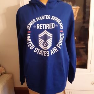 USAF Retired SMSgt Hooded Sweatshirt